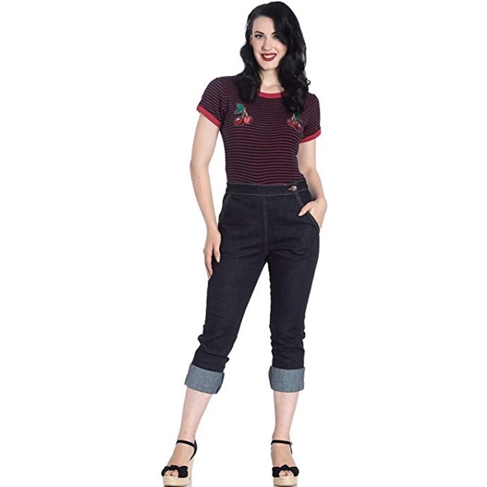 Hell Bunny Denim Capris